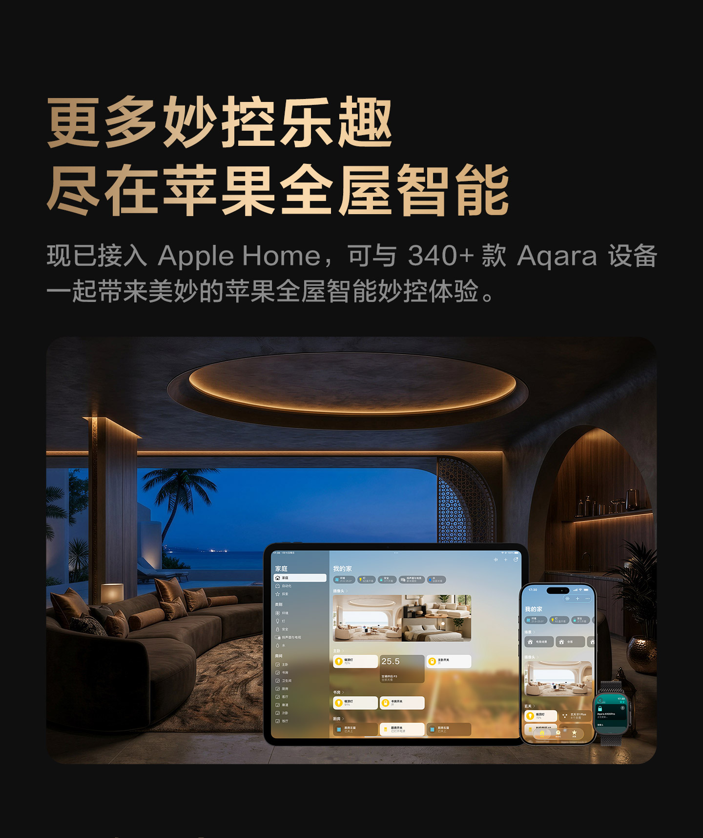 繁花 墙壁开关 H1 Elite - Aqara 全屋智能